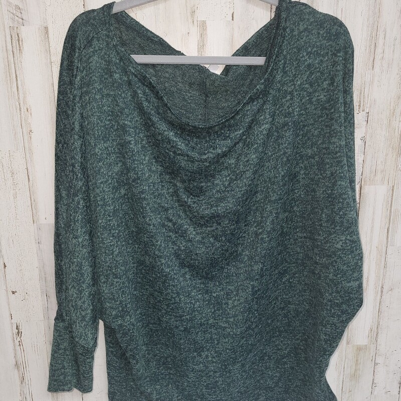 L Green Knit Top