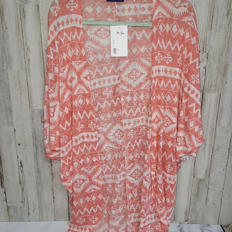 NEW M/L Pink Printed Knit, Pink, Size: Ladies M