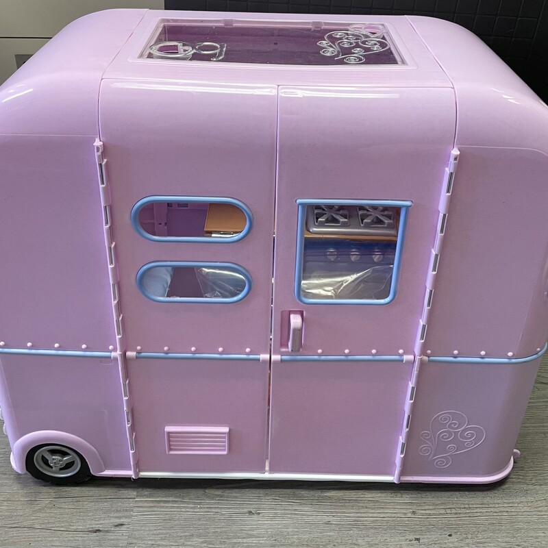 OG Doll Camper, Pink, Size: Pre-owned