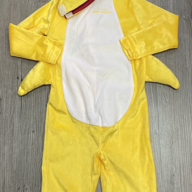 Baby Shark Costumes, Yellow, Size: 2Y