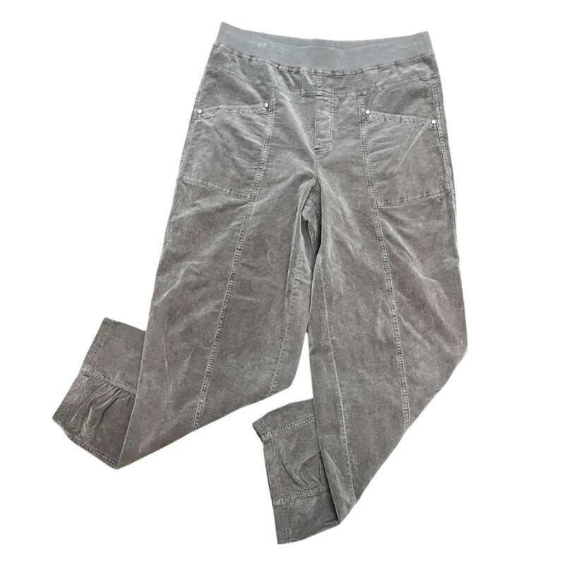 Habitat Escape Corduroy Pants<br />
Great Seaming Detail<br />
Color: Gray<br />
Size: Small