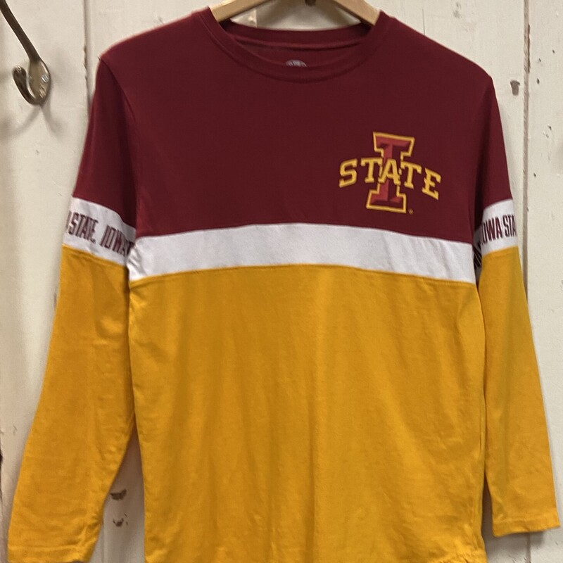 Card/gld/w ISU LS Tee