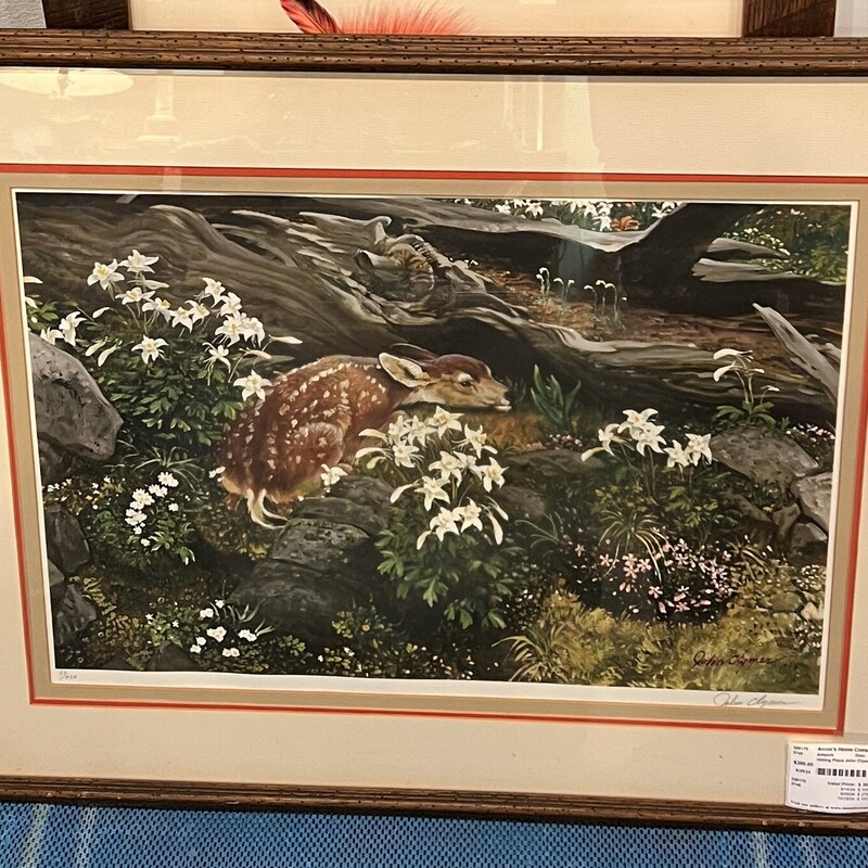 Hiding Place John Clymer, Deer, S/N
34in x 26in