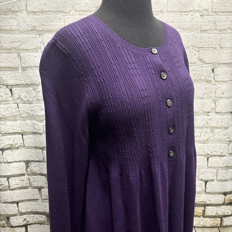 Apt 9, Purple, Size: 1X