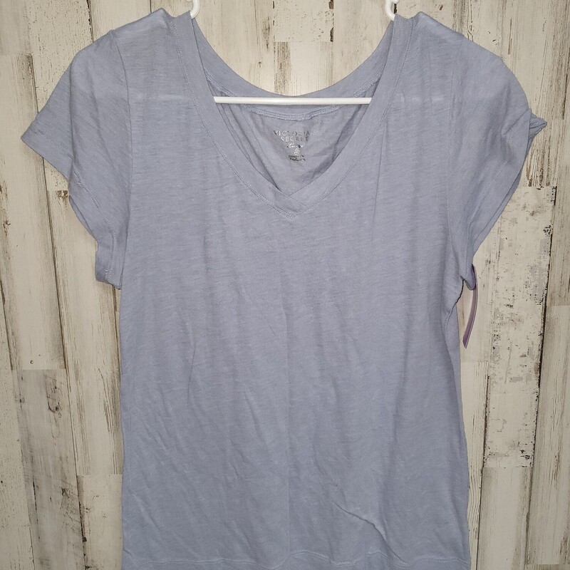 L Cobalt Knit Tee