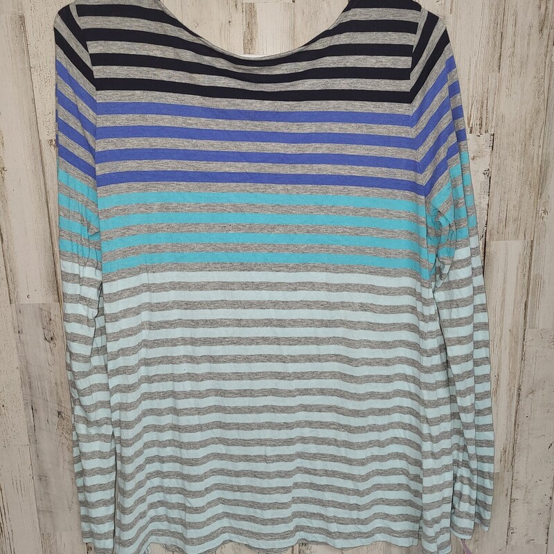 L Grey Striped Longsleeve