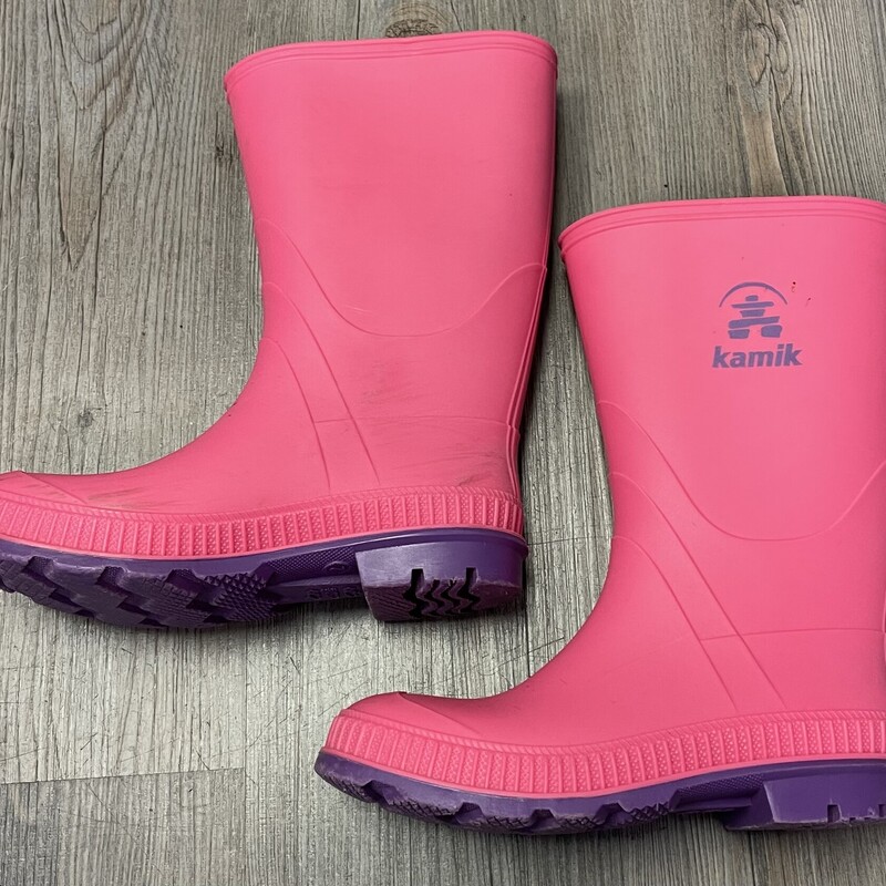 Kamik Rain Boots, Pink, Size: 2Y