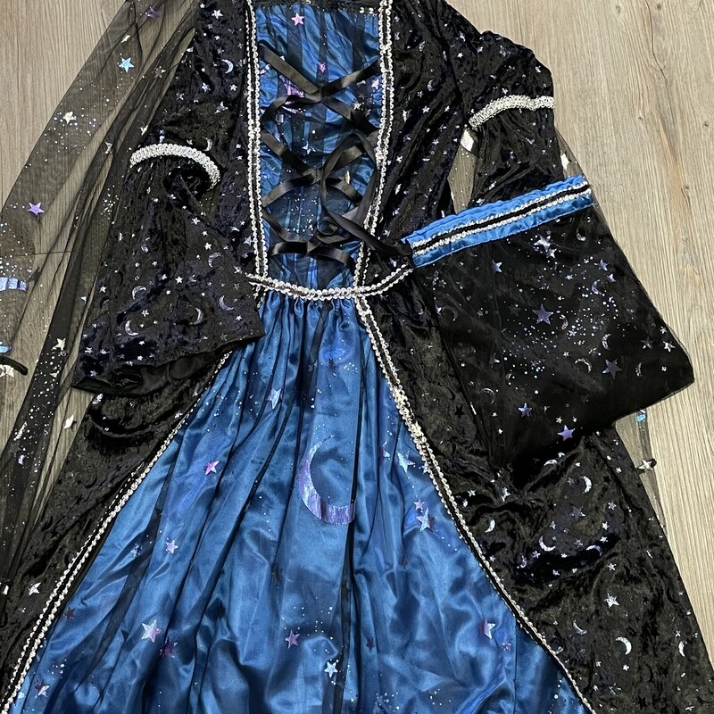 Midnight Sorceress, Blk /blu, Size: 12-14Y