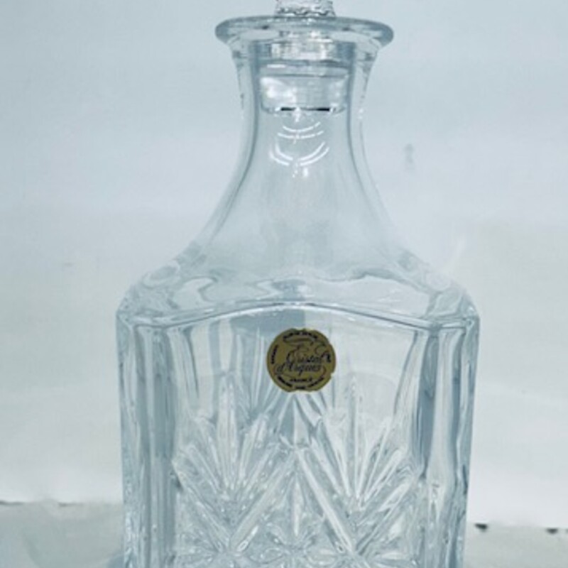 Crystal DArques Decanter France
Lead Crystal
Clear
Size: 4 x 10H