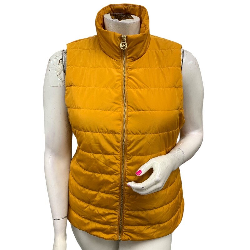 Mciahel Kors Vest, Mustard, Size: XL