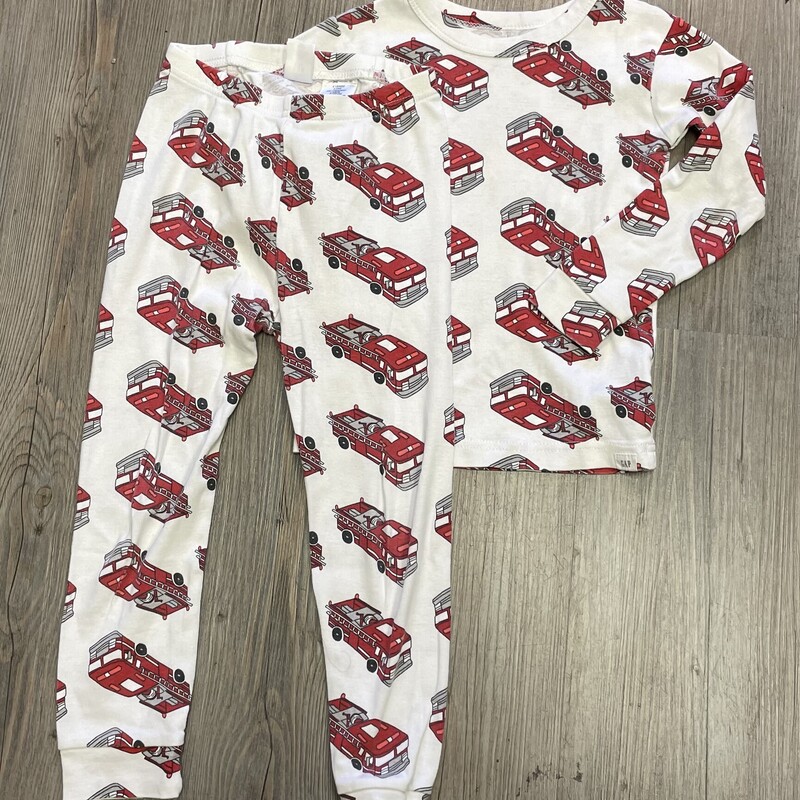 Gap Pj Set, Red/whit, Size: 4Y