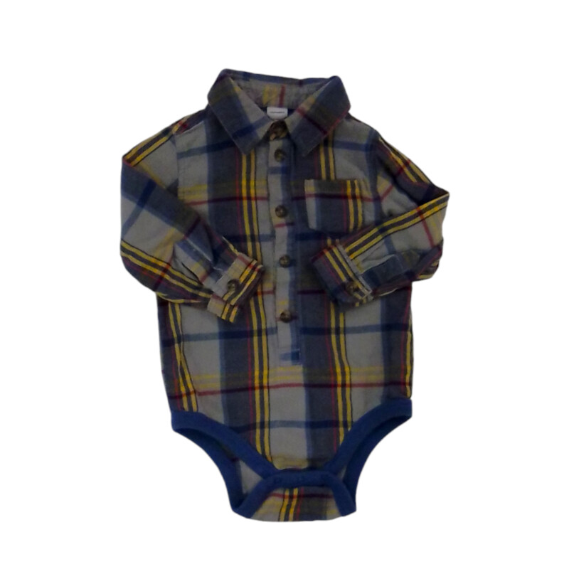 Long Sleeve Onsie (Plaid/