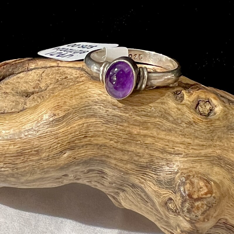 Sterling amethyst ring