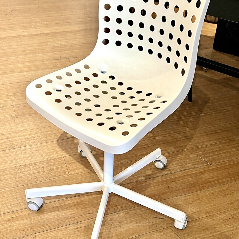 Office Chair IKEA, White, Size: Adjust