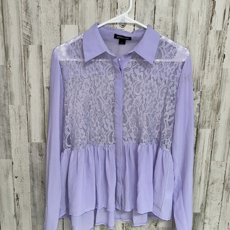 L Lilac Lace Baby Doll To