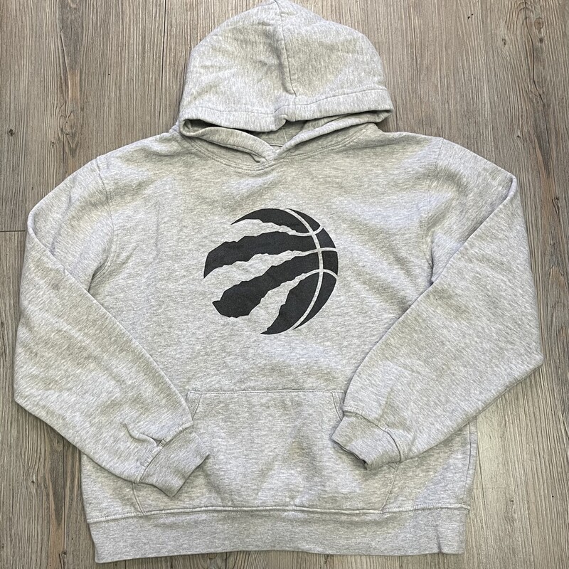 NBA Pullover Hoodie, Grey, Size: 10-12Y