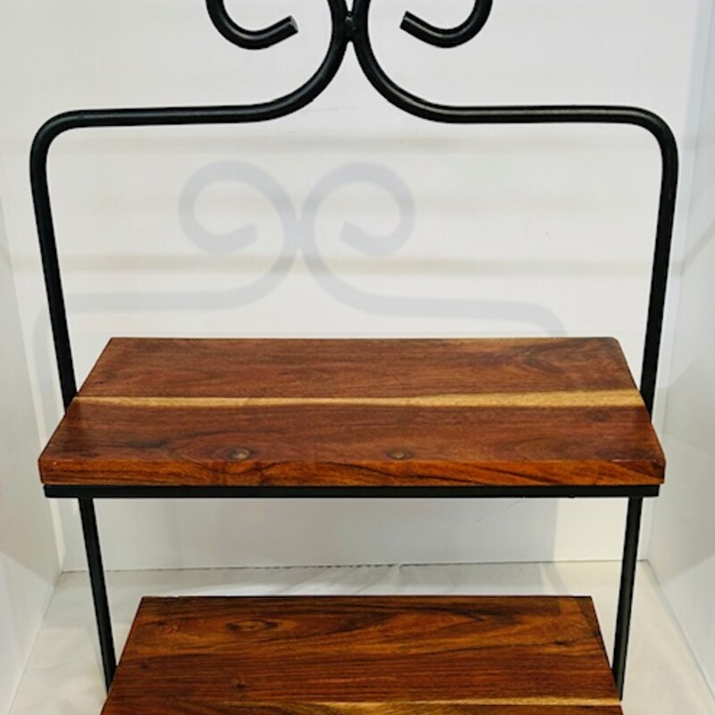 2Tier Wood Metal