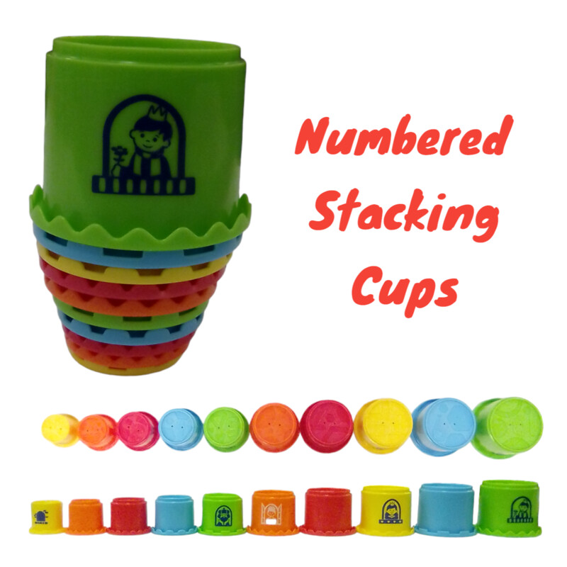 Numbered Stacking Cups