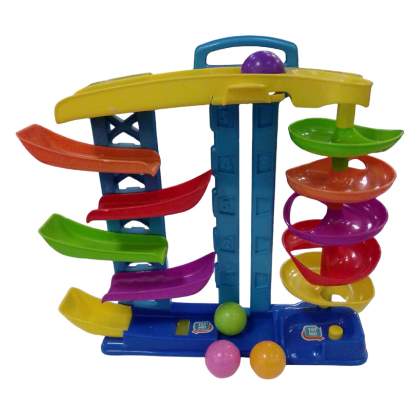 5pc Spiral & Ramp Playset