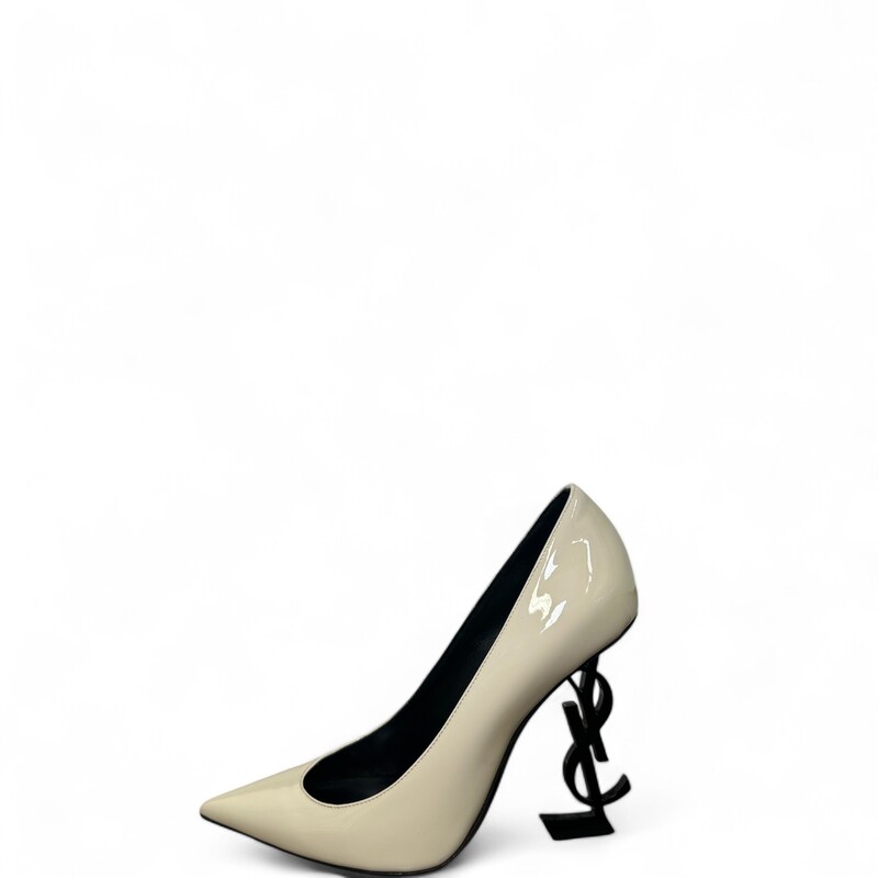 Saint Laurent Opyum, Cream, Size: 35.5

Code: SL472011

Note: Color transfer on right heel, see photos.