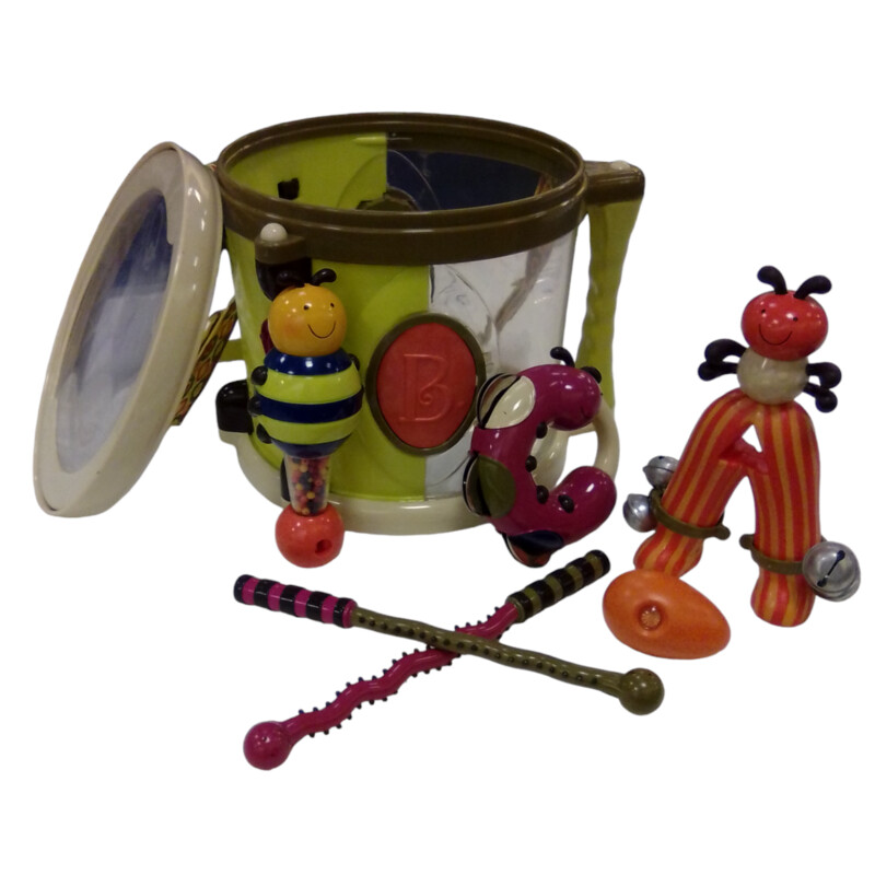 7pc. Drum Set