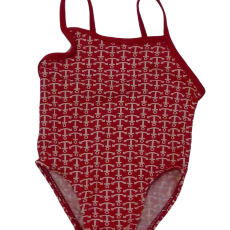 Swimsuit (Red/Anchors)