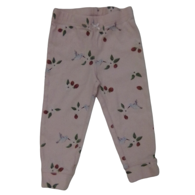 Pants (Pink/Birds Floral)