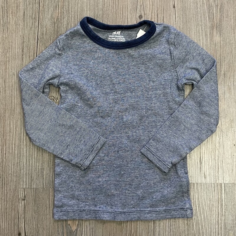 H&M Shirt, Blue, Size: 3-4Y