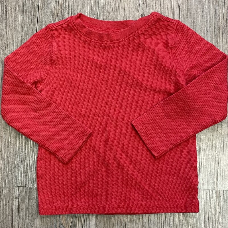 Old Navy LS Tee, Red, Size: 3Y