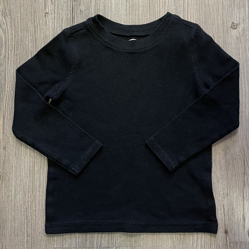 Old Navy LS Tee, Black, Size: 3Y