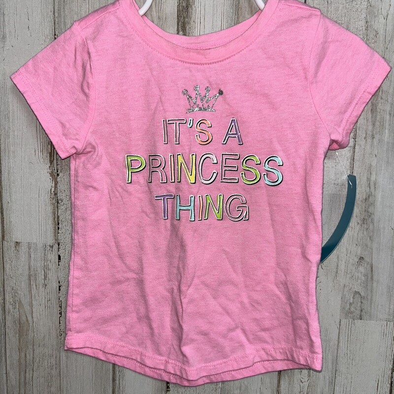 2T Princess Thing Tee, Pink, Size: Girl 2T