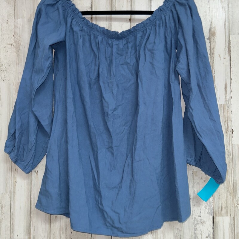 2X Drk Blue Blouse