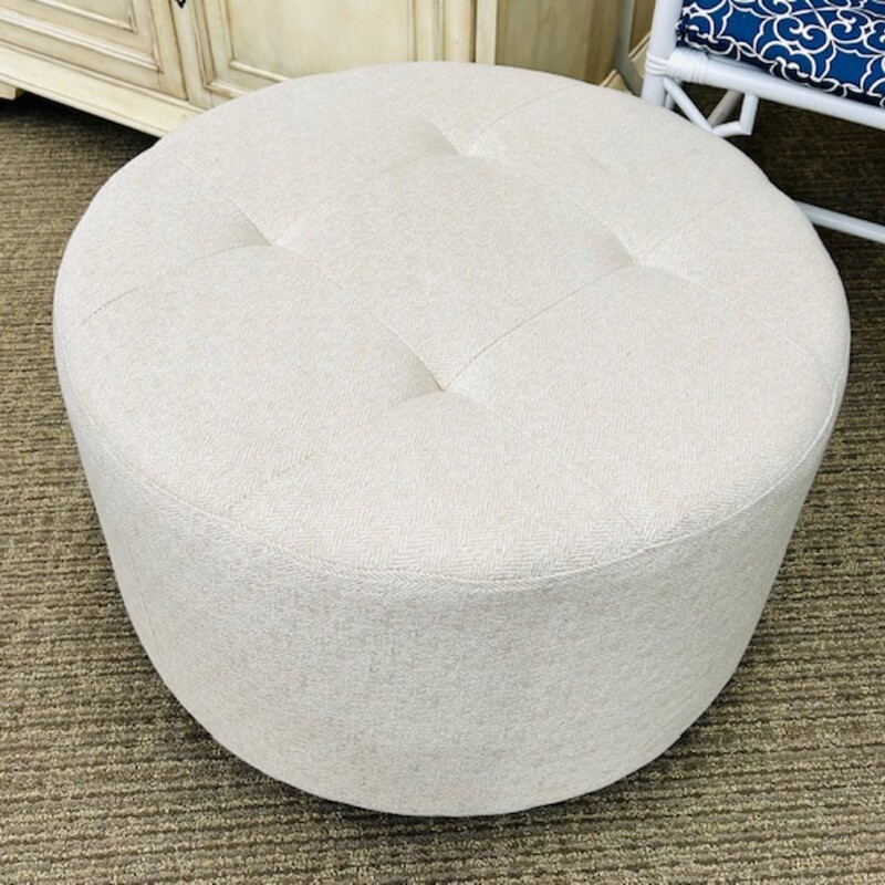 Fabric Tufted Swivel