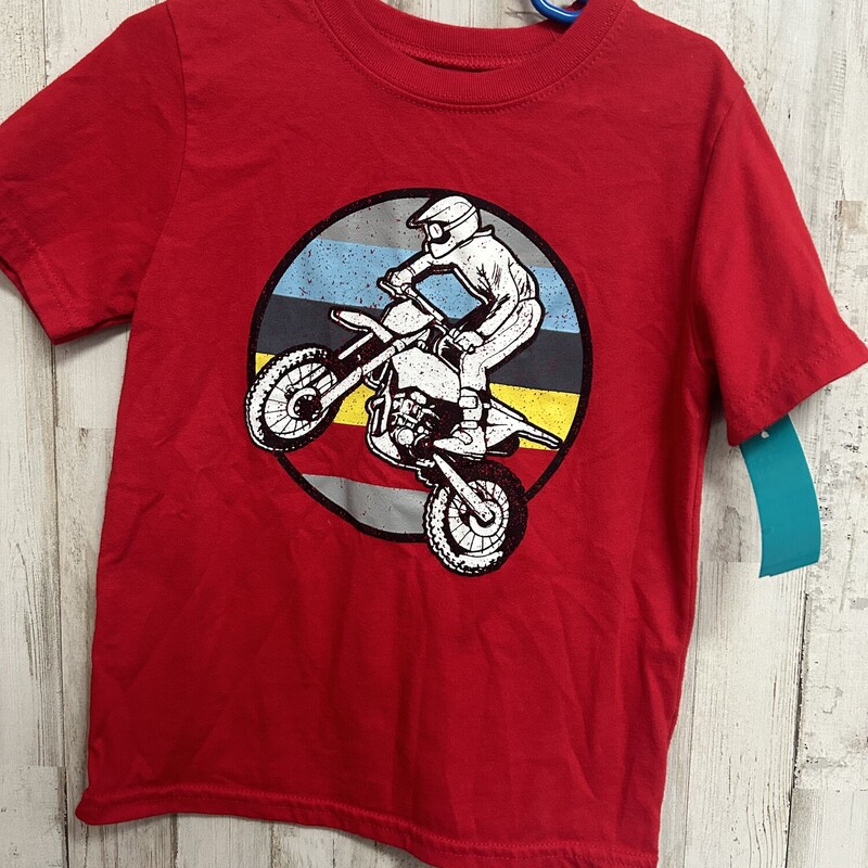 5T Red Bike Tee