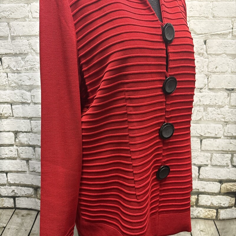 Misook, Red, Size: Large