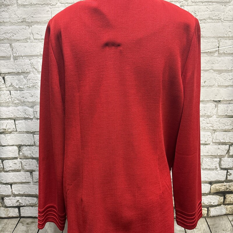 Misook, Red, Size: Large