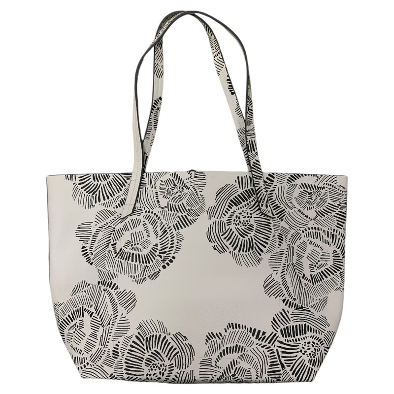 Indigo Tote, Blk/whit, Size: M