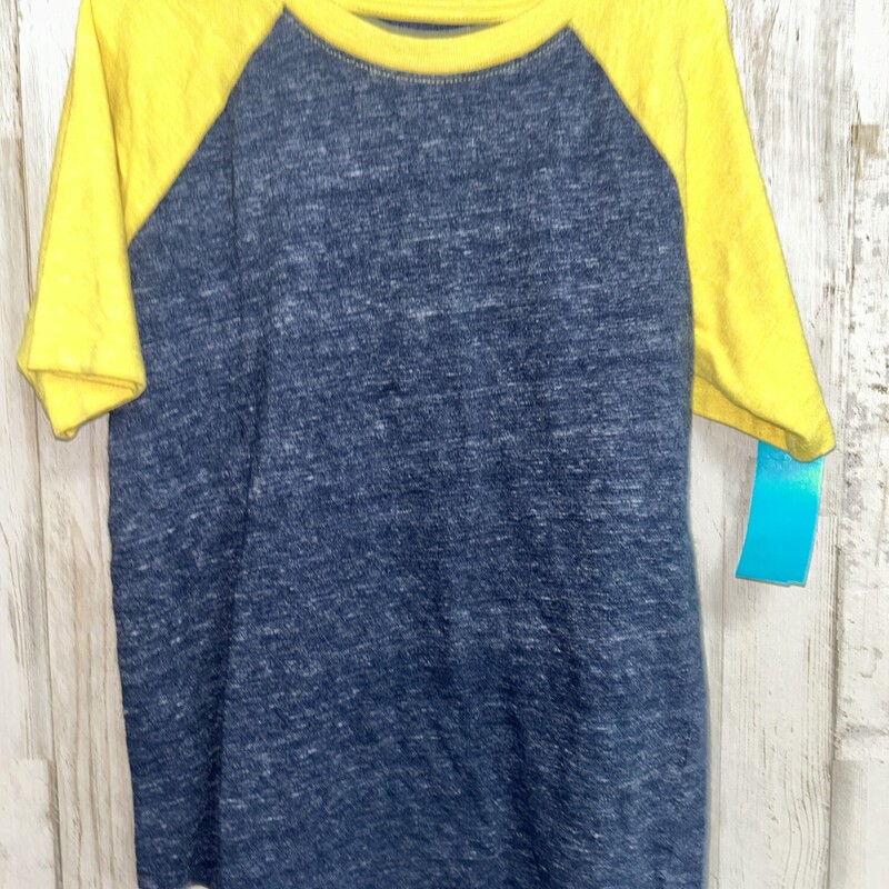 6/7 Grey/Yellow Raglan