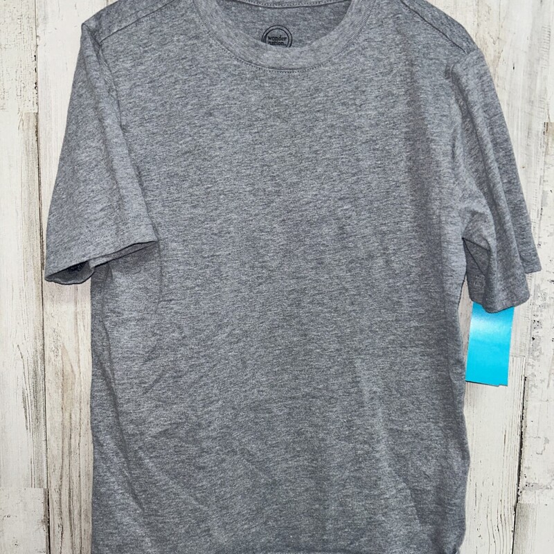 6/7 Grey Cotton Tee, Grey, Size: Boy 5-8