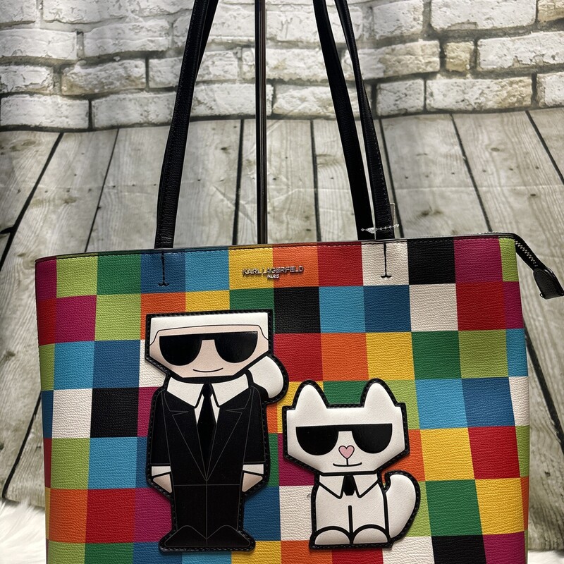 Karl Lagerfeld Maybelle T, Multi, Size: Zip Tote