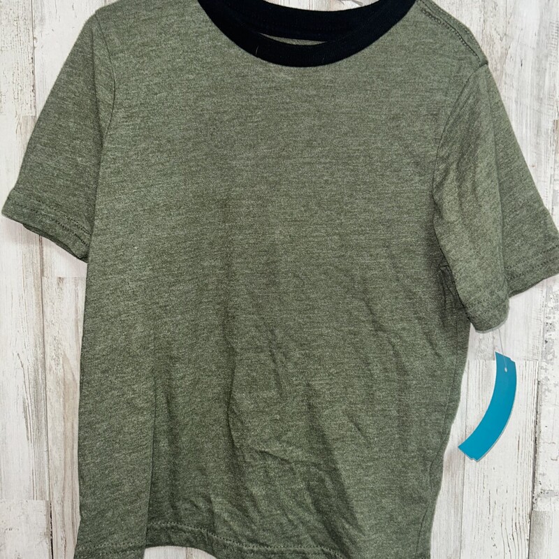 6 Olive Tee, Green, Size: Boy 5-8