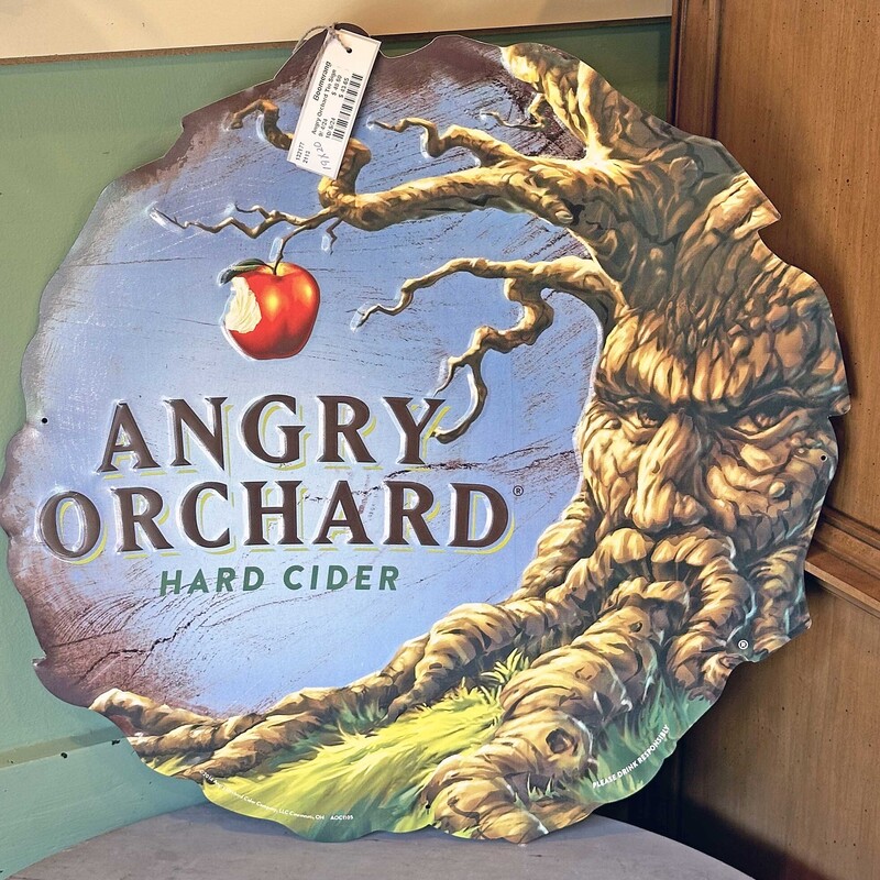 Angry Orchard Tin Sign
19 In x 20 In.