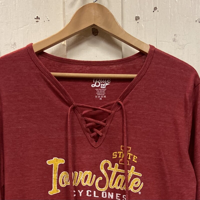 Red/y/w ISU Tie Top