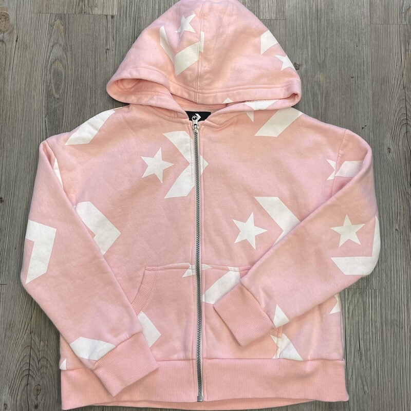 Converse Zip Hoodie, Coral, Size: 10-12Y