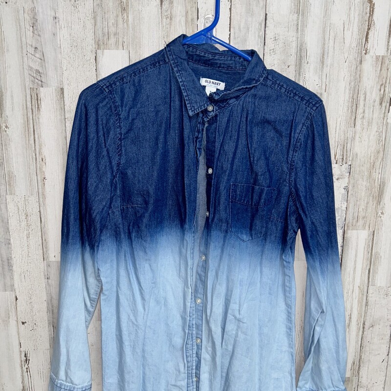 M Denim Ombre Button Up