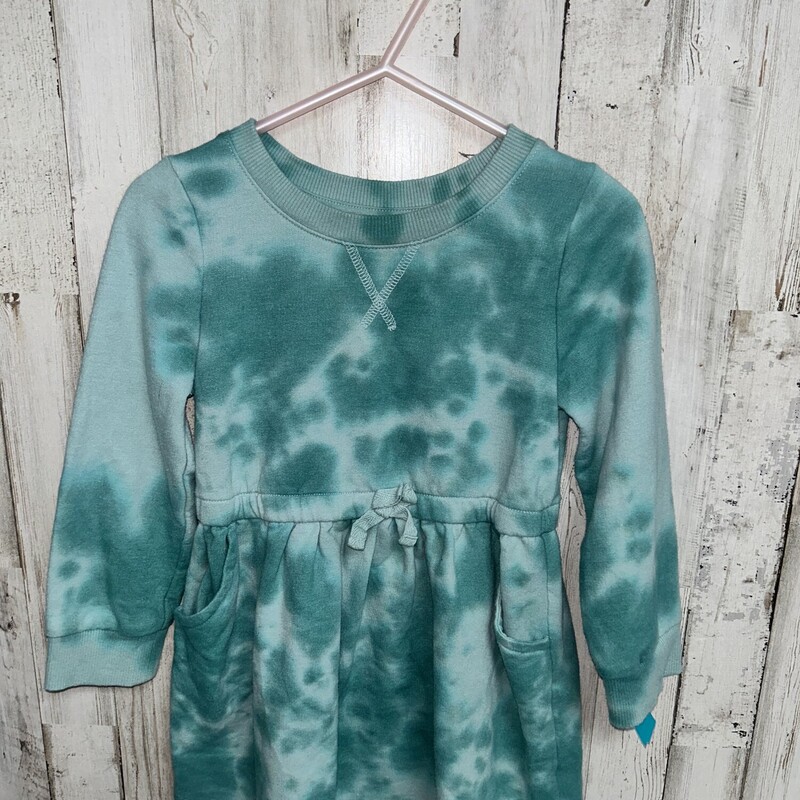 2T Teal Dye Dress