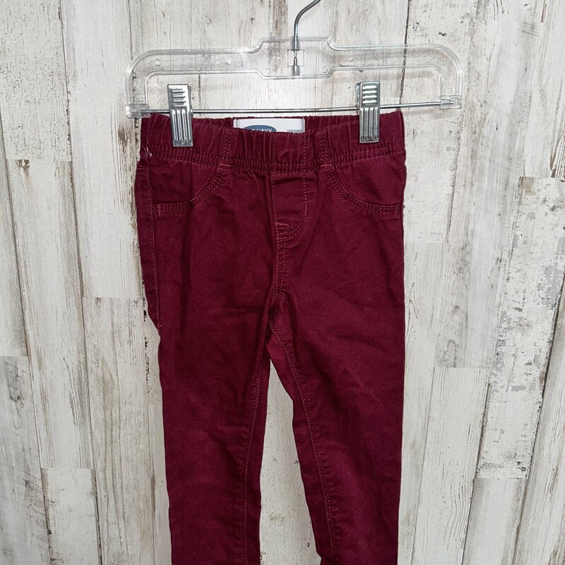 2T Red Jeggings, Red, Size: Girl 2T