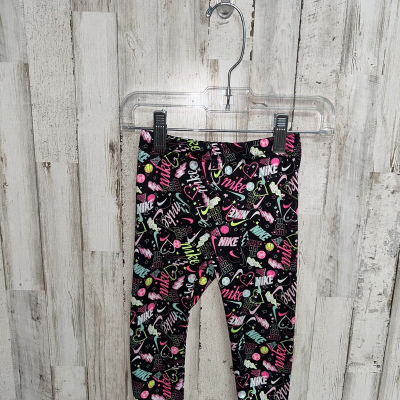 24M Black Printed Legging