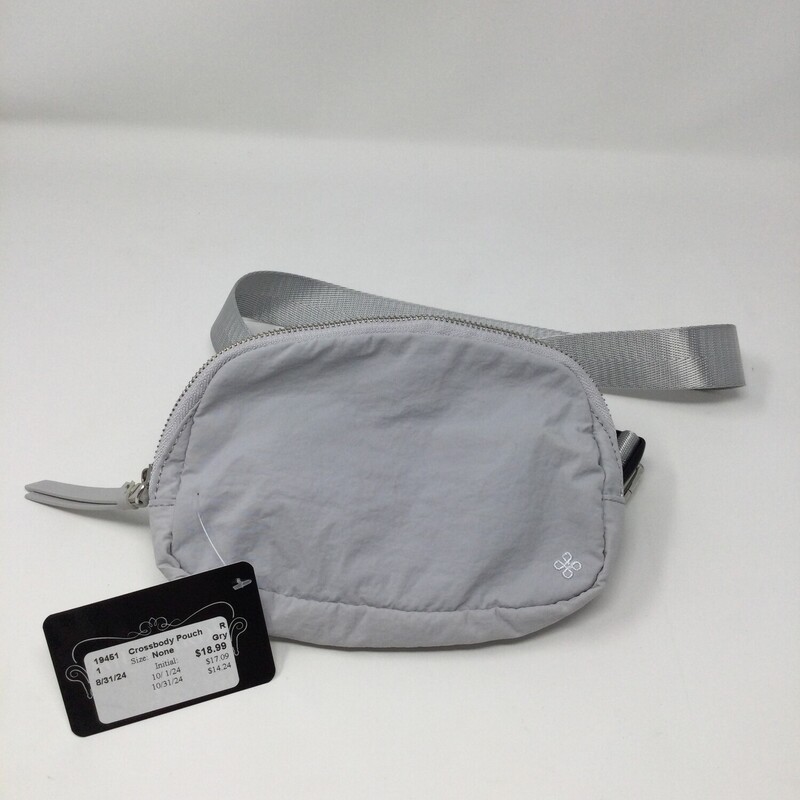 Shambhala Crossbody Pouch
Grey Nylon