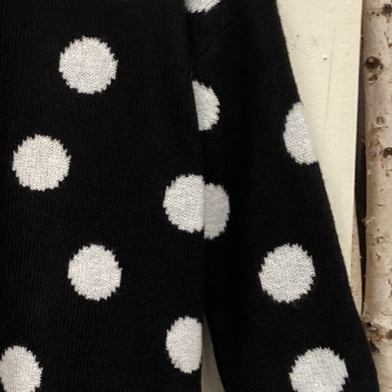 Blk/wt Dot Open Cardigan<br />
Blk/wht<br />
Size: XS/S R119